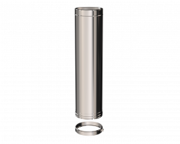 DW Divkāršas sienas skurstenis NTNT d.160/210, 1 m