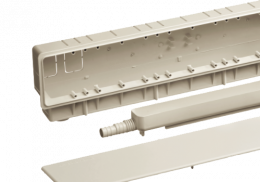 Iebūvējamā kaste 540x135x55 mm ar horizontālu izplūdi (pilna kaste 15 gab.)