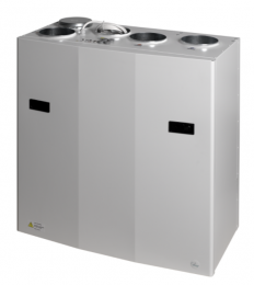 Rekuperators Ensy InoVent AHU-300BV vertikālais, kreisas p., 275m³/h ar integr. vadību