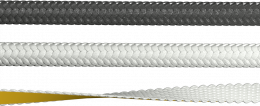 Лента белая липкая SILCAVER 55 10mm ширины, 2mm толщины (по 50m)