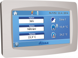 CP touch sensorjūtīga pults augsta, krāsaina