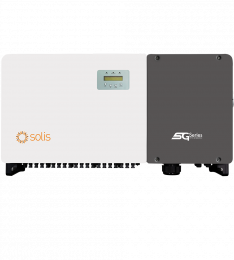 Inverters Solis 100 kW trīsfāžu, ar astoņiem MPP lokiem, 98,3% efektivitāte