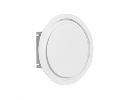 Difuzors DAP 125 apaļš ar plānu fasādi iegremdējams