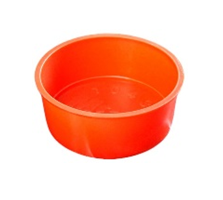 Plastmasas nobeigums DN 75 sarkans