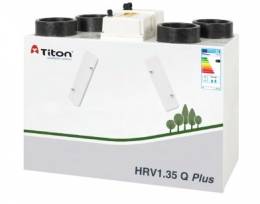 Rekuperators TITON HRV1.35 Q Plus BC Eco labas puses 237m3/h@100Pa