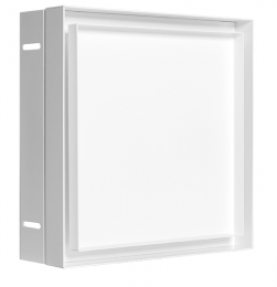 Difuzors DKG 125 kvadrāta formas zemapmetuma, špaktelējams