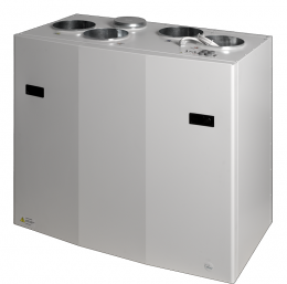 Rekuperators Ensy InoVent AHU-400BH, vertikālais, labas p., 470m³/h ar integr. vadību