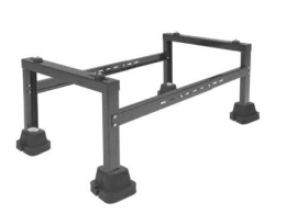 Melns rāmis–turētājs āra blokam 680–1050x520, H=456–465 mm, līdz 360 kg