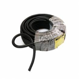 Gofrēts aizsargapvalks 60 mm, melns, 30 m ruļļos (norādīta cena par 1 m)