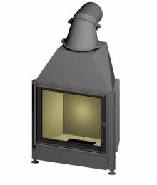 Tērauda kamīna kurtuve Spartherm Mini S51-4S, taisnu stiklu