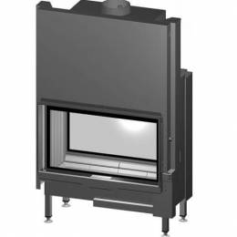 Tērauda kamīna kurtuve Spartherm Varia FD-87h, ar divām fasādēm