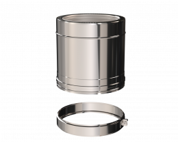 DW Divkāršas sienas skurstenis NTNT d.200/250, 0,25 m