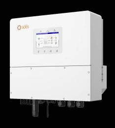 Hibrīdais invertors Solis S6-EH3P12K-H 12 kW trīsfāžu, 4 MPPT loki, DC, augstsprieguma baterijām