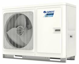 Siltumsūknis gaiss/ūdens Gree Versati IV monobloks 10,2/10,2 kW R32 trīsfāzu