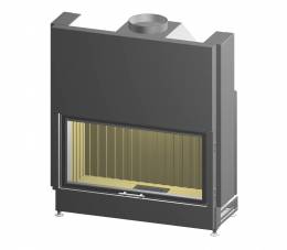 Tērauda kamīna kurtuve Varia B-52,4h-4S, taisnu stiklu