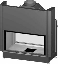 Tērauda kamīna kurtuve Spartherm Varia B-FDh Standart 4S